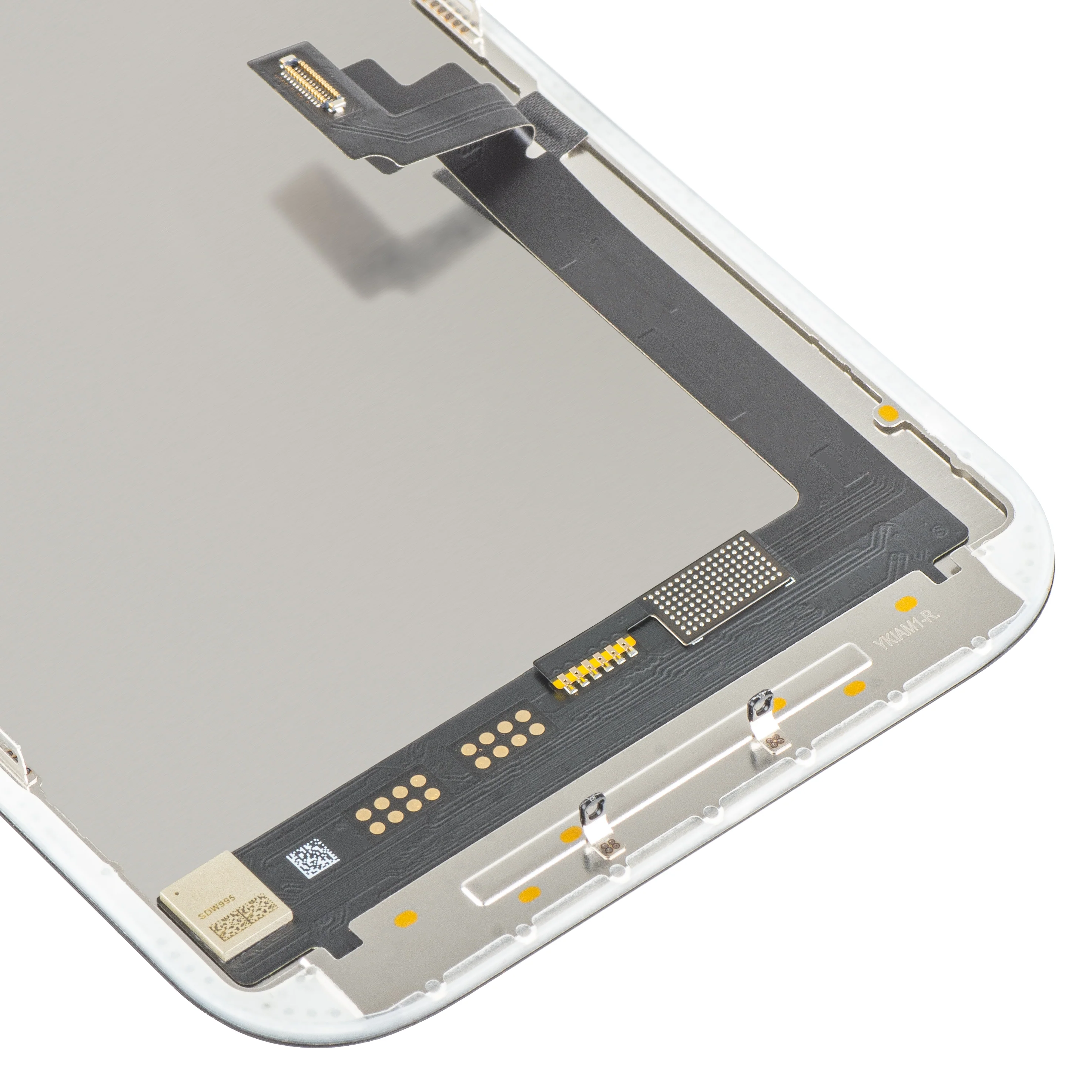MP Touchscreen Display compatible with Apple iPhone 17, with Frame, Soft OLED FHD 120Hz IC Movable Version, Black - Image 5