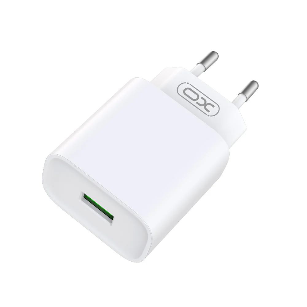 Network Charger with Lightning Cable XO Design CE02D, 18W, 3A, 1 x USB-A, White - Image 2