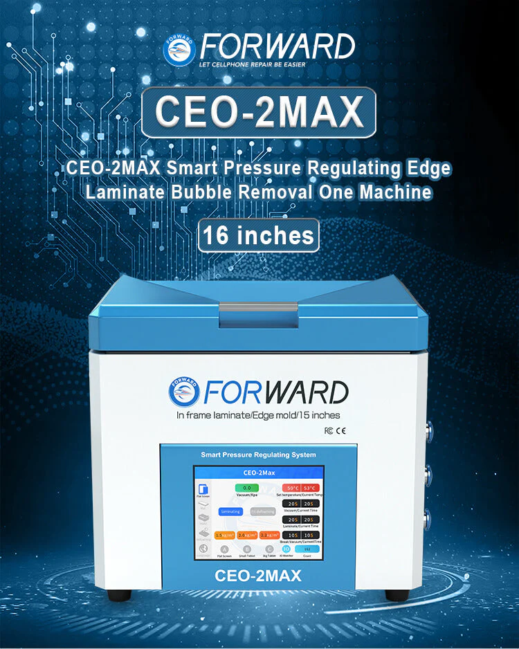 OCA Laminating Machine / Bubble Removal Package + Air Compressor + Vacuum Pump Forward CEO-2Max + FW-122B + FW-126S - Image 3