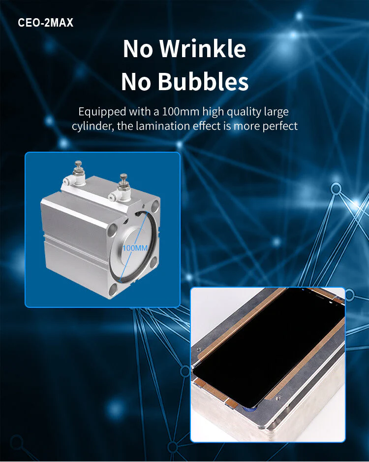 OCA Laminating Machine / Bubble Removal Package + Air Compressor + Vacuum Pump Forward CEO-2Max + FW-122B + FW-126S - Image 9