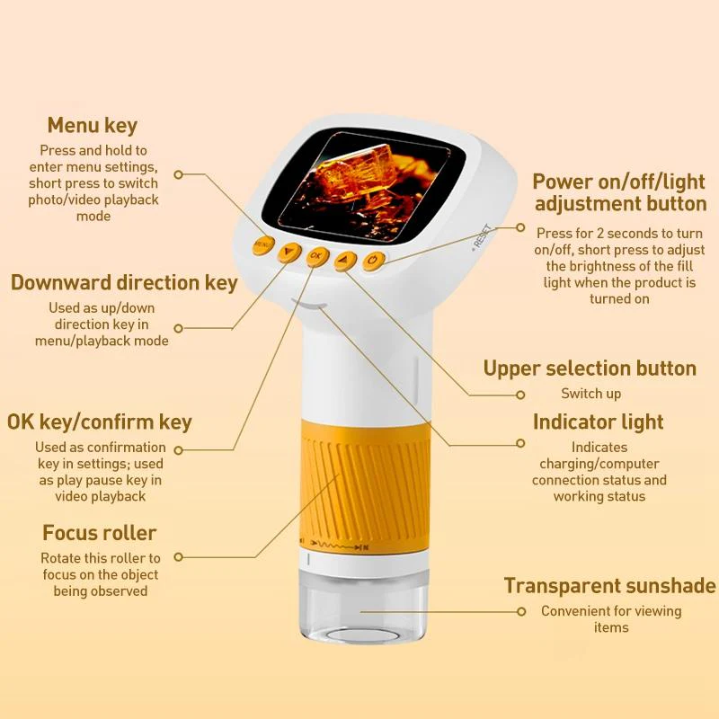 OEM CM5 Microscope, Orange - Image 9