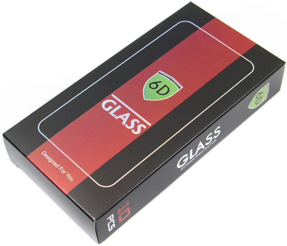 OEM Screen Protector Film for Apple iPhone 17e / 16e / 14 / 13 Pro, Tempered Glass, Full Glue, Set of 10 pieces, 6D, Black - Image 8