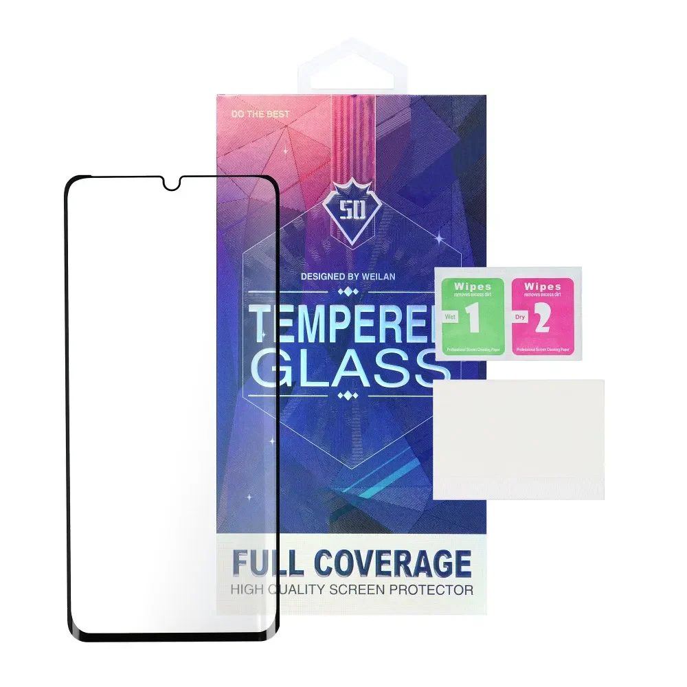 OEM Screen Protector Film for Samsung Galaxy S23+ S916 / S22+ 5G S906, Tempered Glass, Full Glue, 5D, Black - Image 3