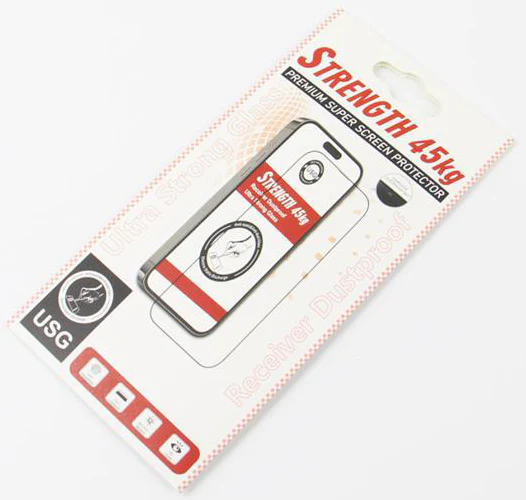OEM Ultra Strong 45KG Screen Protector for Samsung Galaxy A55 5G A556, Tempered Glass, Full Glue, 2.5D, Black - Image 3