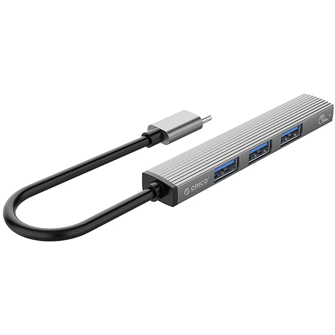 Orico AH-A13 USB-C Hub, 1 x USB-A 3.0 - 3 x USB-A, Gray - Image 2