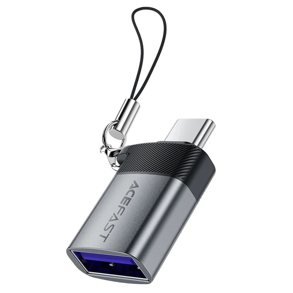 OTG USB-C to USB-A Acefast J7 Adapter, Gray - Image 4
