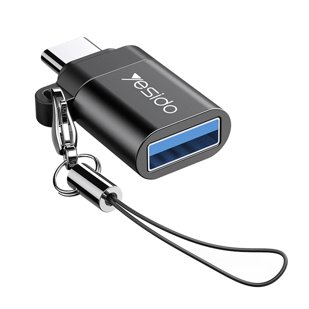 OTG USB-C to USB-A Adapter Yesido GS06, Black