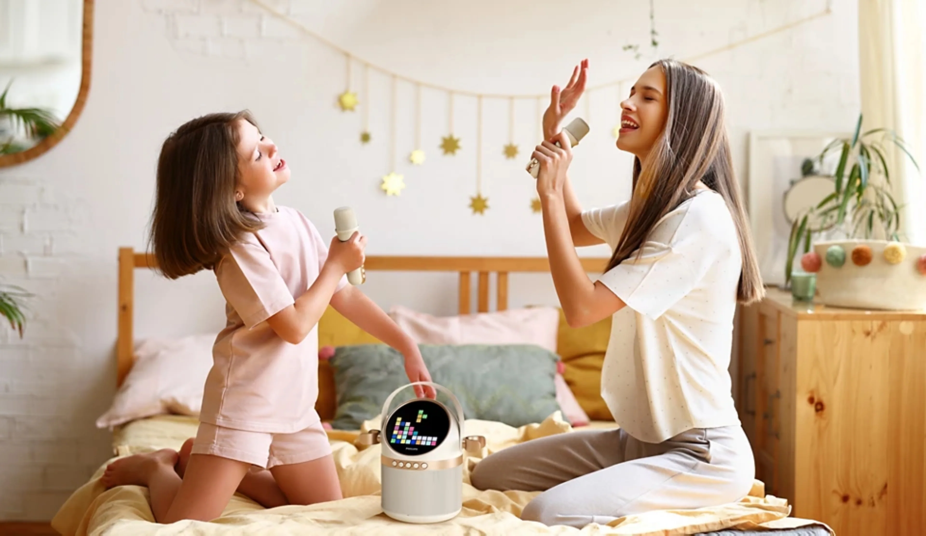 Philips Portable Bluetooth Speaker, 10W, Karaoke, Beige TAS2509WT/00 - Image 6