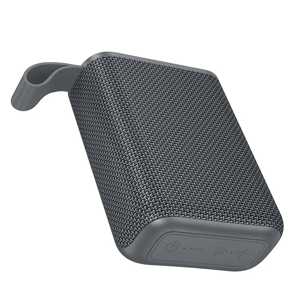Portable Bluetooth Speaker HOCO HC34, 5W, TWS, Waterproof, Gray - Image 2