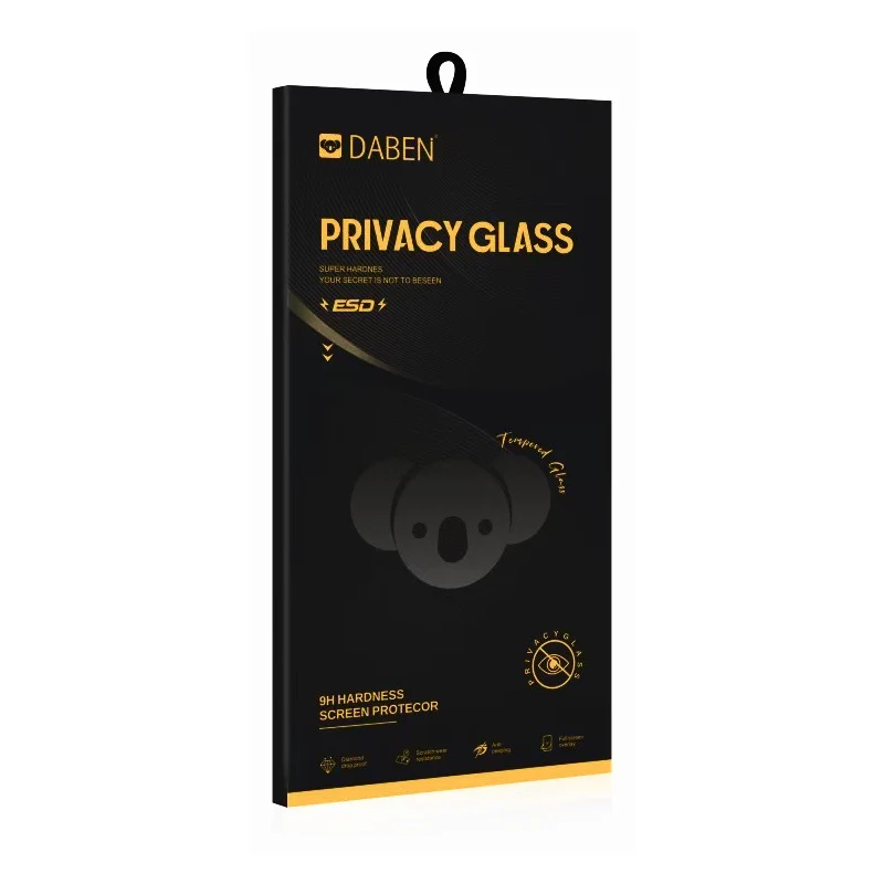 Privacy Bear Screen Protector for Samsung Galaxy S24 Ultra S928, Tempered Glass, Full Glue - Image 2