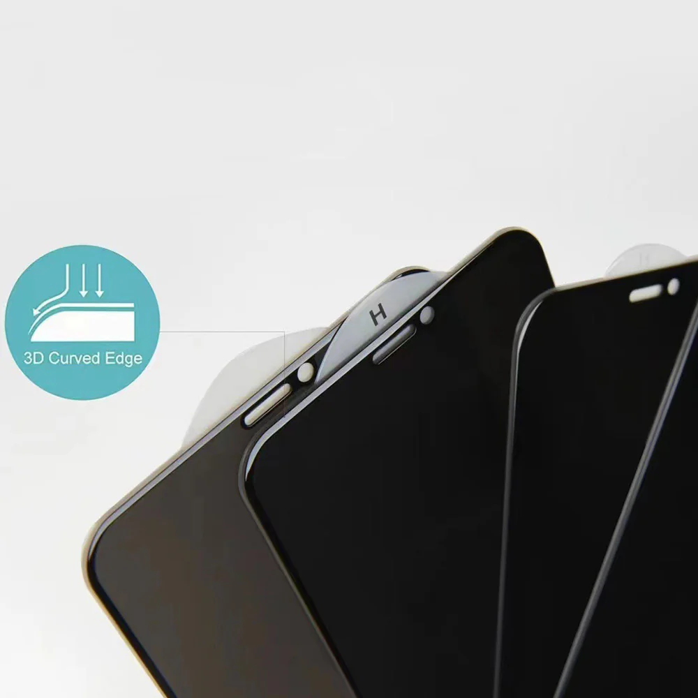 Privacy Screen Protector OEM Shield Screen for Samsung Galaxy S25 S931, Tempered Glass, Full Glue - Image 4