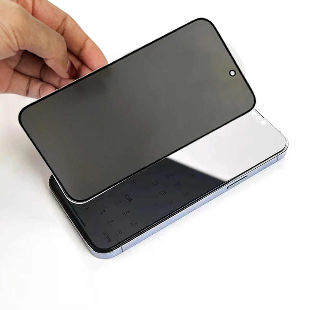Privacy Screen Protector OEM Shield Screen for Samsung Galaxy S25 S931, Tempered Glass, Full Glue - Image 5