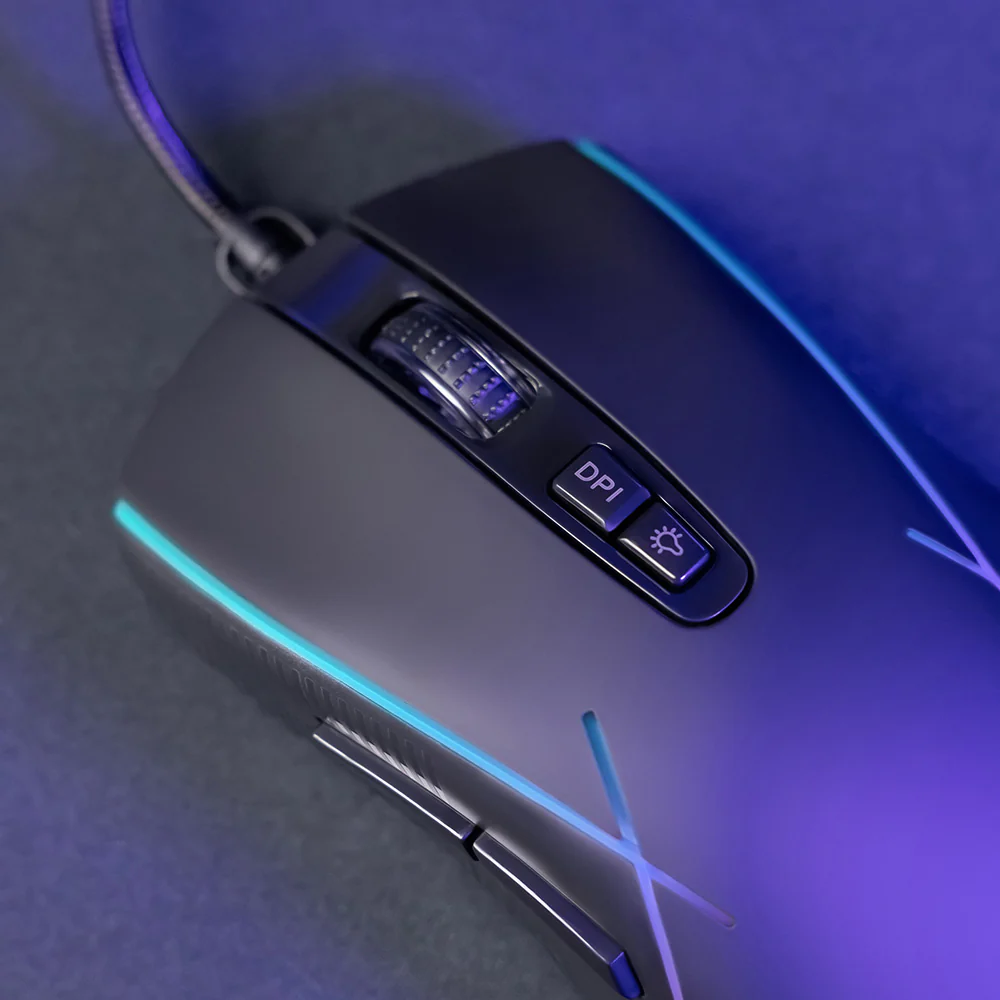 Proove Defiant Wired USB Gaming Mouse, RGB, 7200DPI, White CMDE00000101 - Image 7