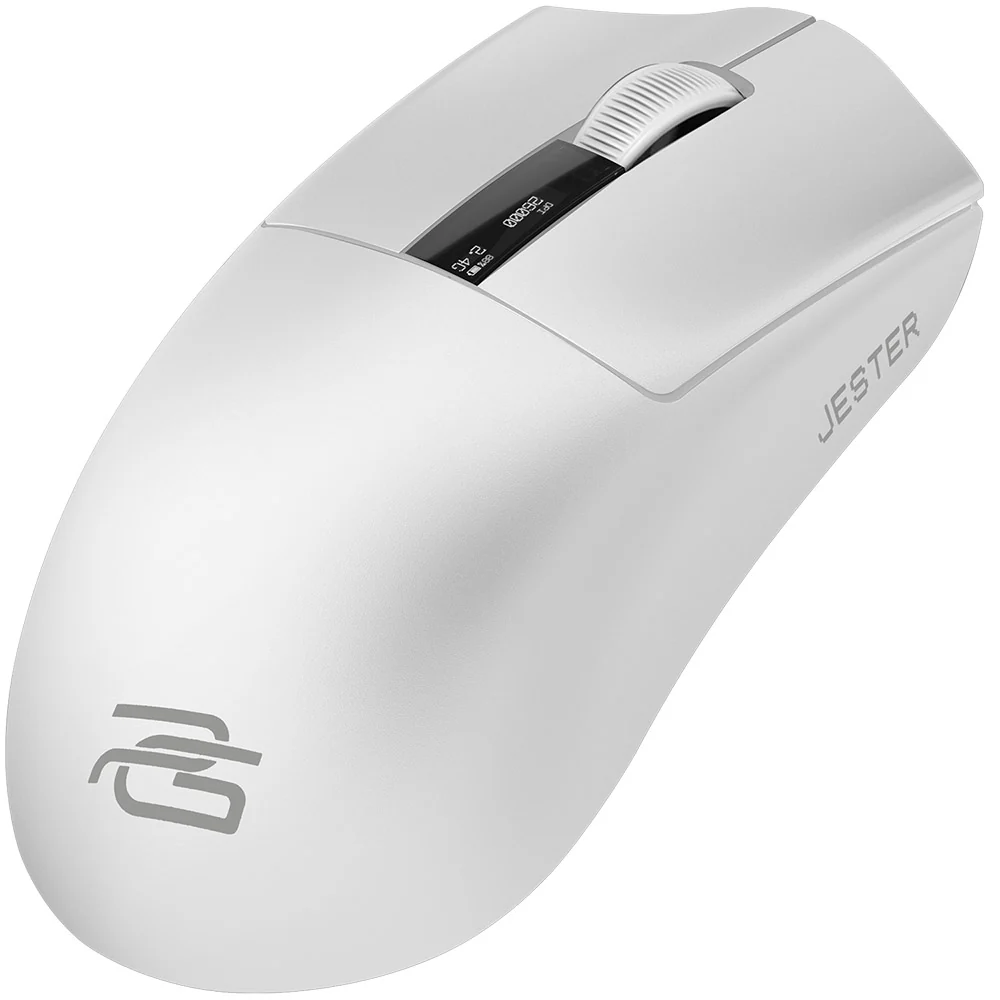 Proove Jester Wireless Gaming Mouse, 800DPI - 26000DPI, OLED Display, White WMJS00022002 - Image 4