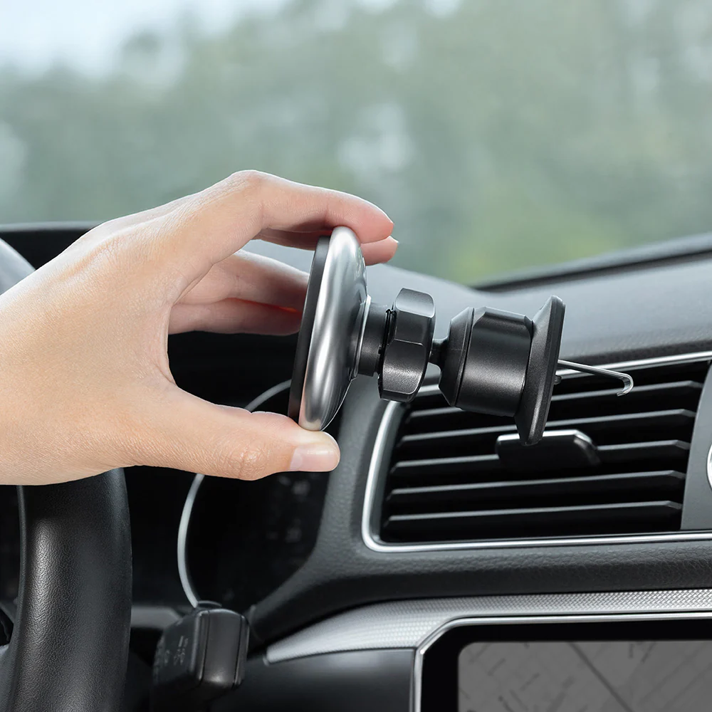Proove Magic Circle Wireless Car Charger, 15W, 1.67A, Silver WHMC15020006 - Image 2