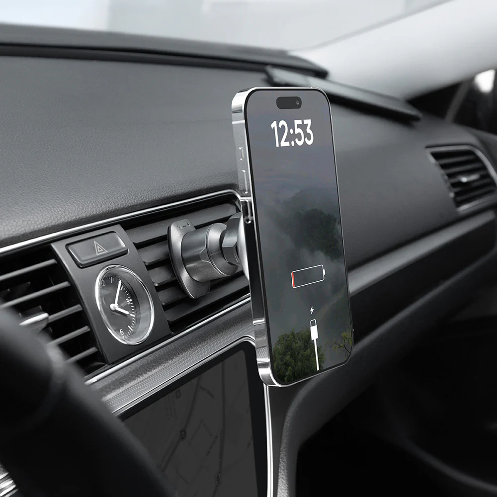 Proove Magic Circle Wireless Car Charger, 15W, 1.67A, Silver WHMC15020006 - Image 5