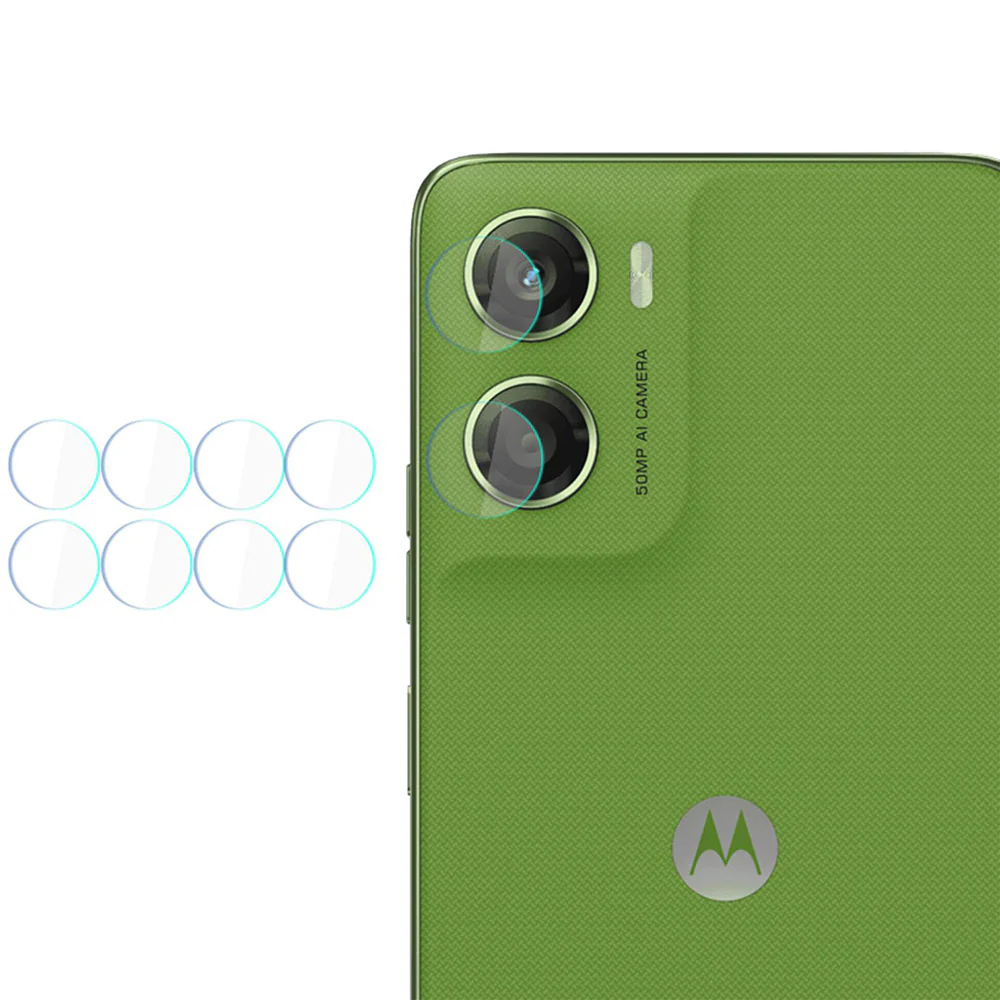Rear Camera Protection Film 3MK Protection for Motorola Moto G06, Tempered Glass, Set of 4 pieces, Transparent - Image 2