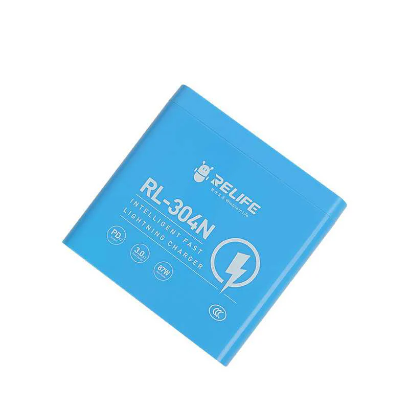 Relife RL-304N Charging Station, 87W, 3A, 2 x USB-C - 4 x USB-A, Blue - Image 3