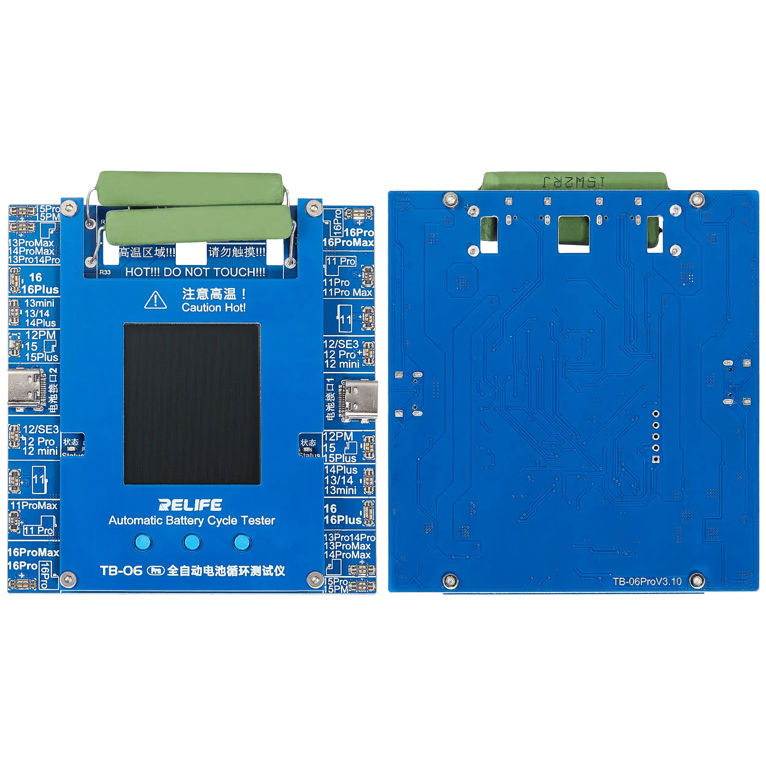 Relife TB-06 Pro Service Tester for Checking Battery Cycle Count Apple iPhone 11 - 16 Series - Image 3