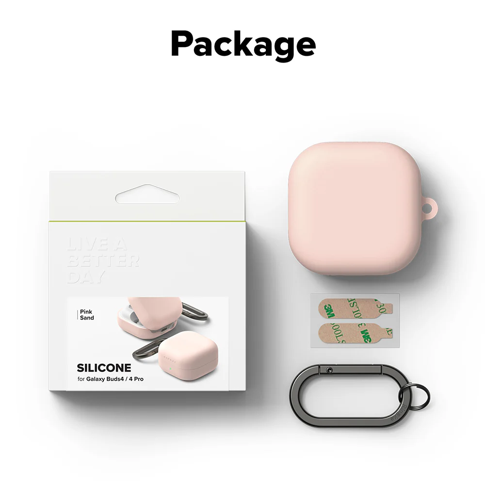 Ringke Case for Samsung Galaxy Buds4 / Buds4 Pro, Pink - Image 7