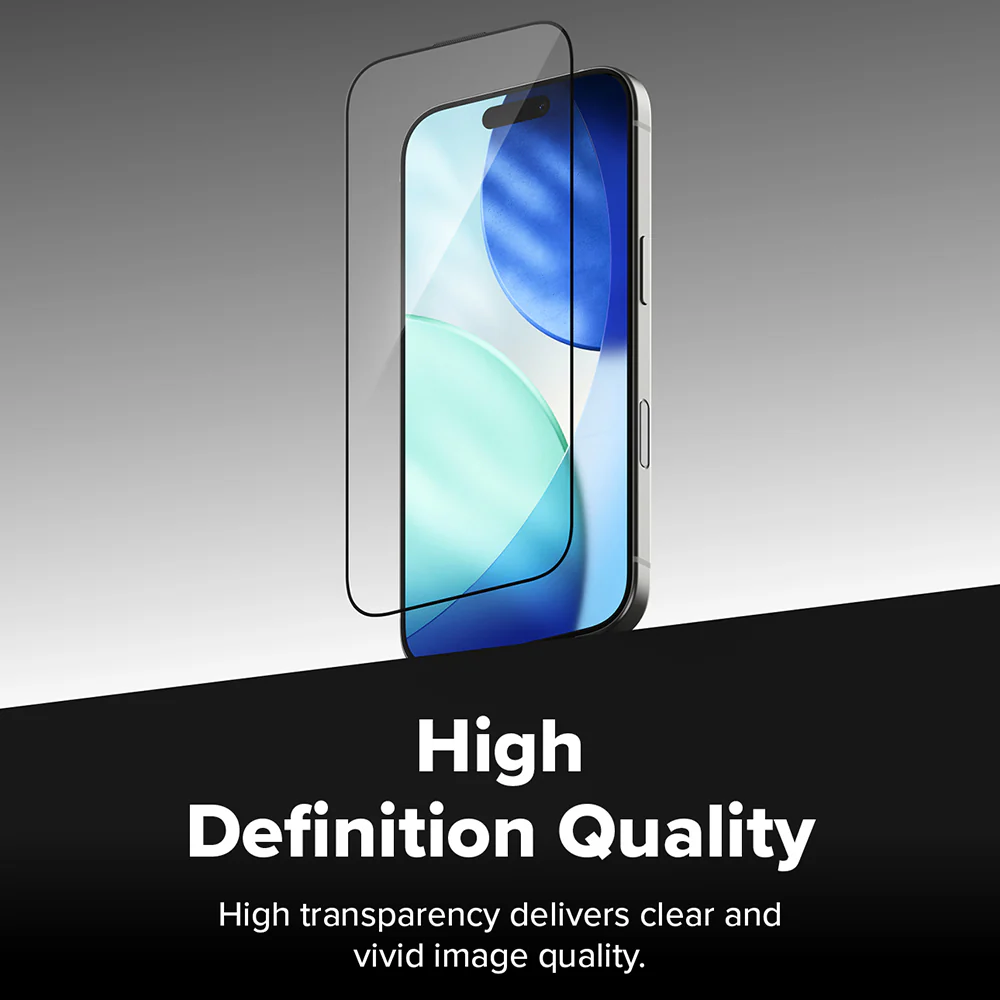 Ringke Easy Slide Screen Protector for Apple iPhone 17 Pro Max, Tempered Glass, Full Glue, Set of 2 pieces - Image 5