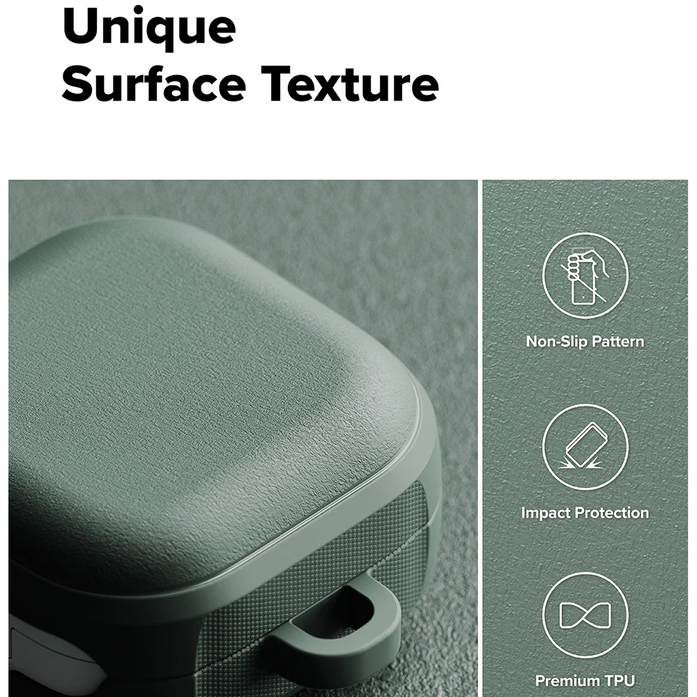 Ringke Onyx Magnetic Case for Samsung Galaxy Buds4 / Buds4 Pro, Green - Image 4
