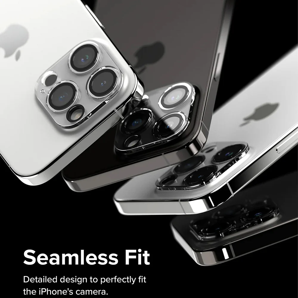 Ringke Rear Camera Protective Film for Apple iPhone 15 Pro, Tempered Glass, Set of 2 Pieces, Transparent - Image 2