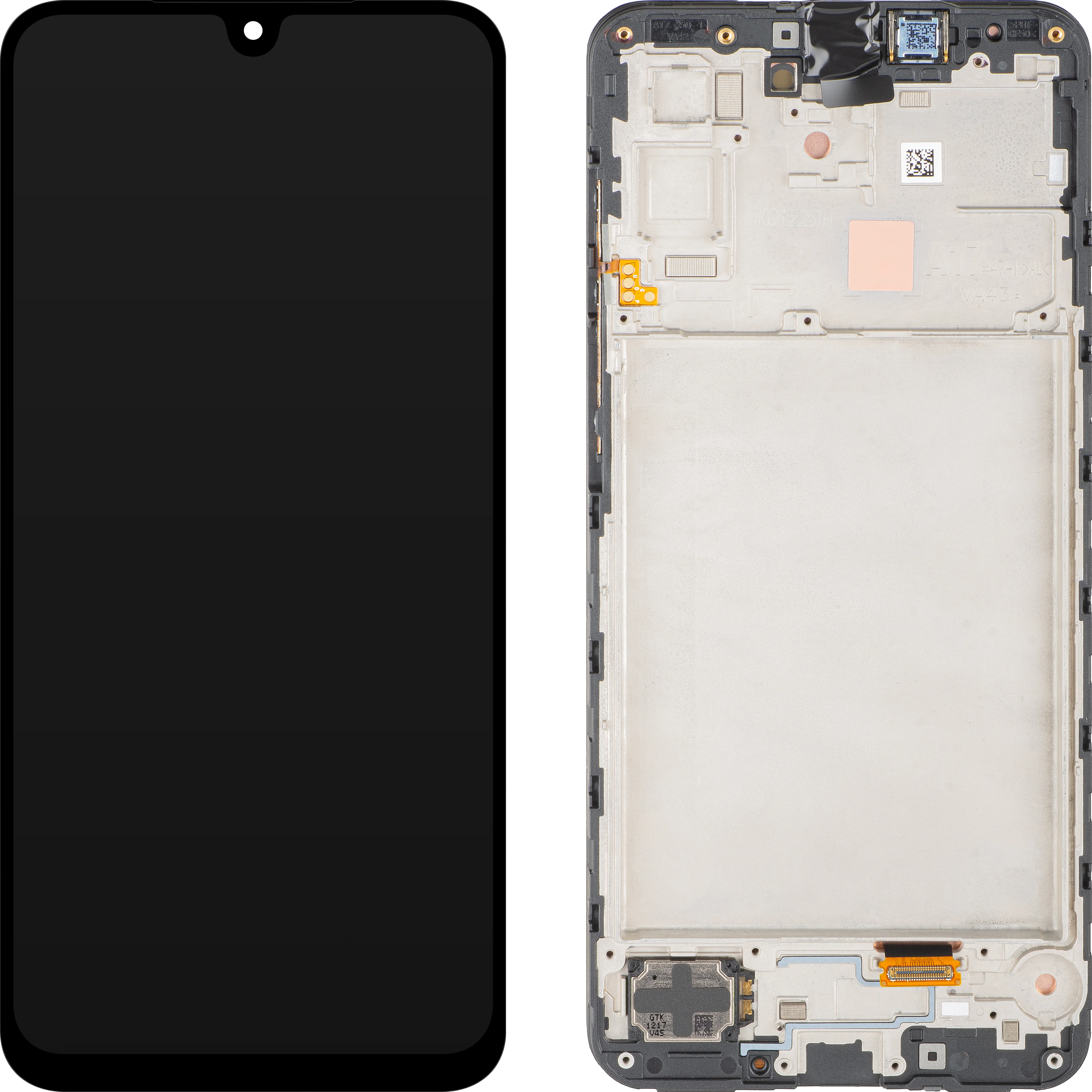 Samsung Galaxy A17 4G Display with Touchscreen, Frame, Black, Service Pack GH82-38527A