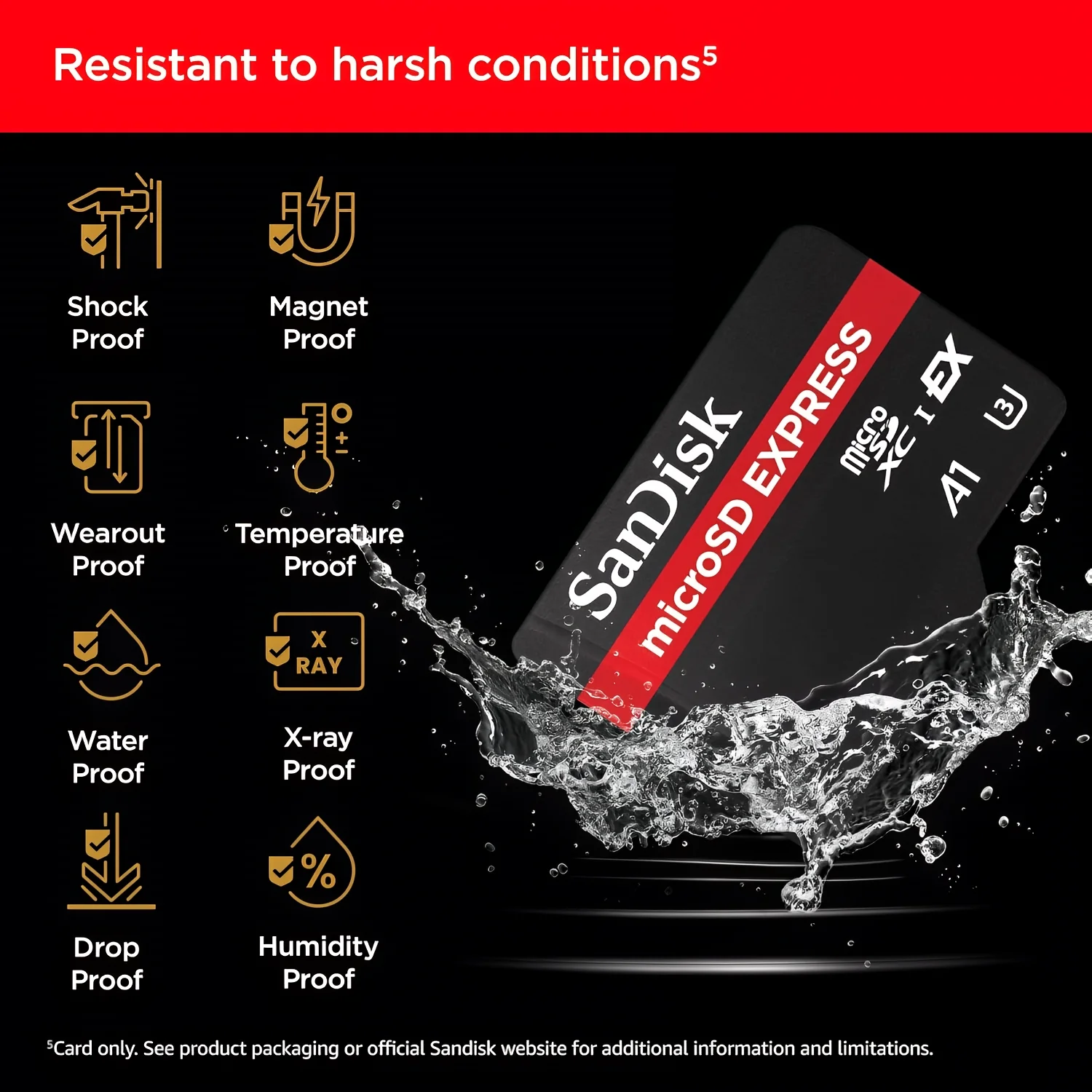 SanDisk Express microSDXC Memory Card, 256Gb, Class 10 / UHS-1 U3 SDSQXFN-256G-GN4NN - Image 5