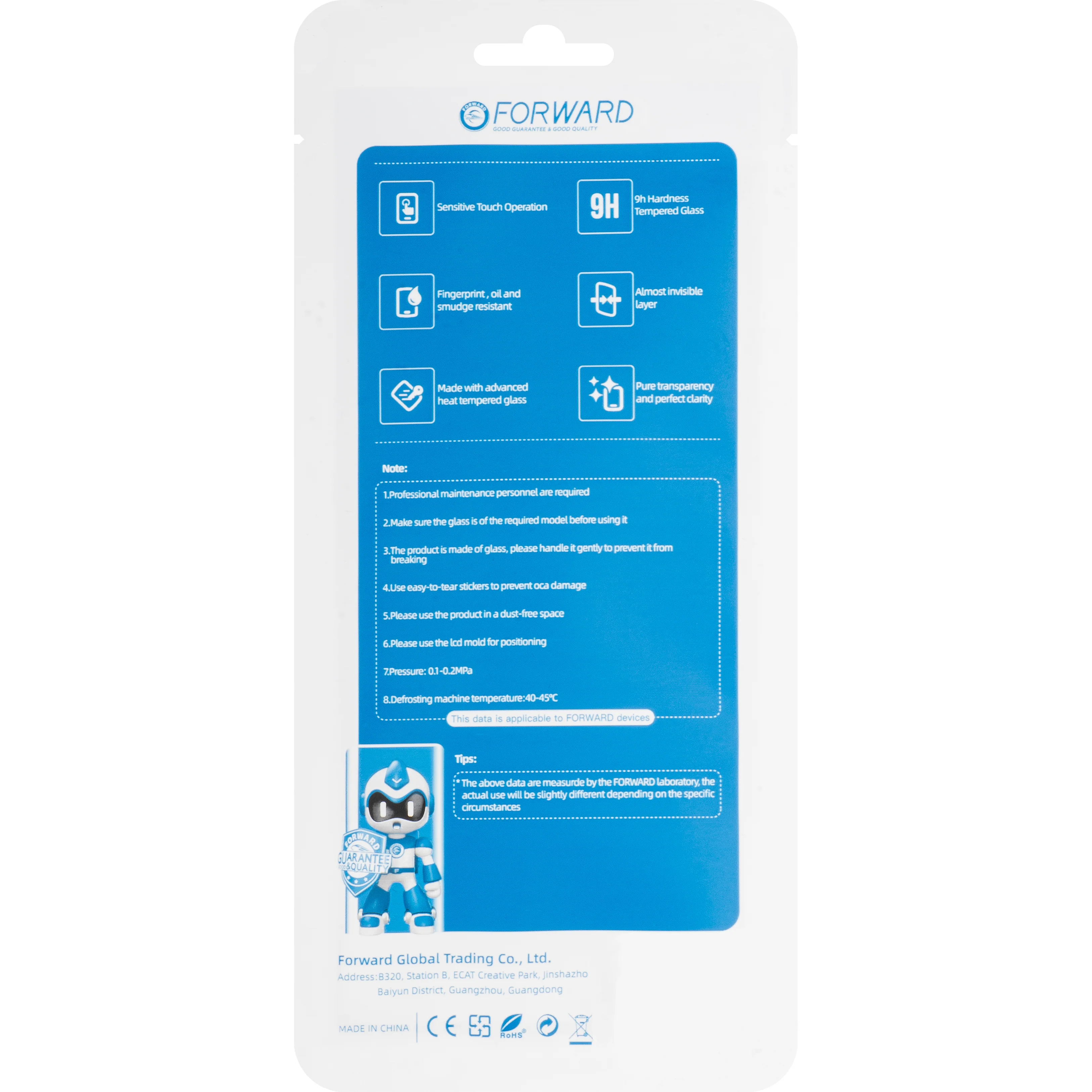 Screen Glass + Edge Glue / OCA Forward Guard for Honor 200 Pro, Black - Image 3