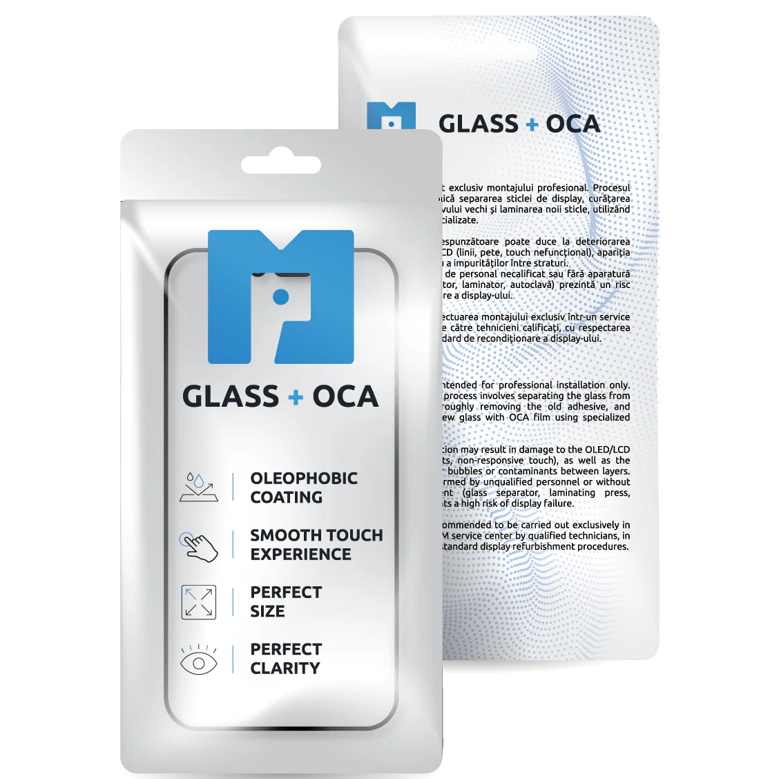 Screen Glass + OCA MP compatible with Apple iPhone 13 Pro / 13, Black - Image 2