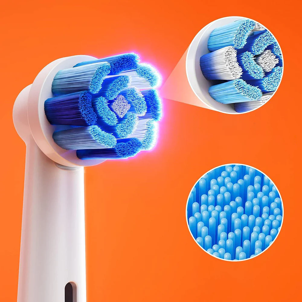 SDR2 Replacement Head for Bitvae R2 Electric Toothbrush, Set of 5, White - Image 3