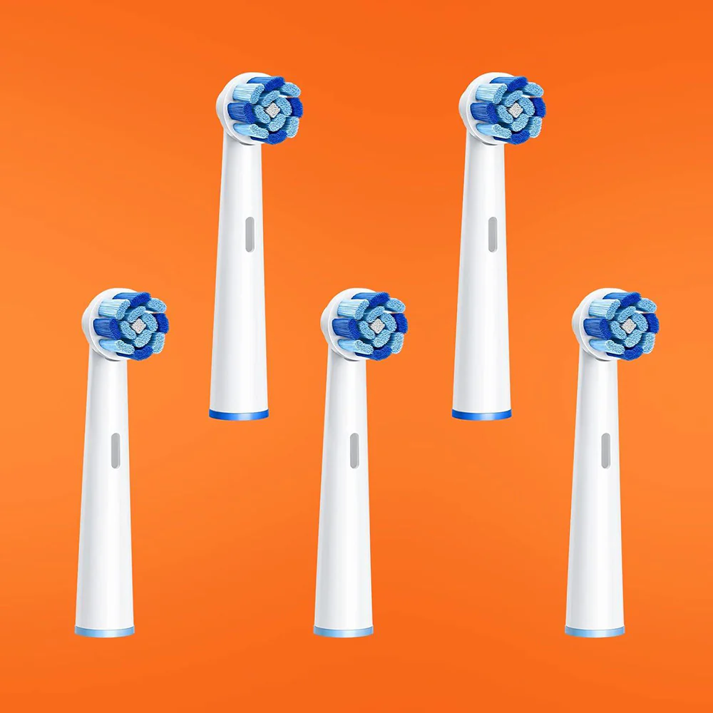 SDR2 Replacement Head for Bitvae R2 Electric Toothbrush, Set of 5, White - Image 6