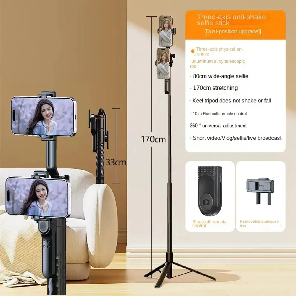 Selfie Stick Bluetooth Techsuit K28, Universal, Black - Image 3