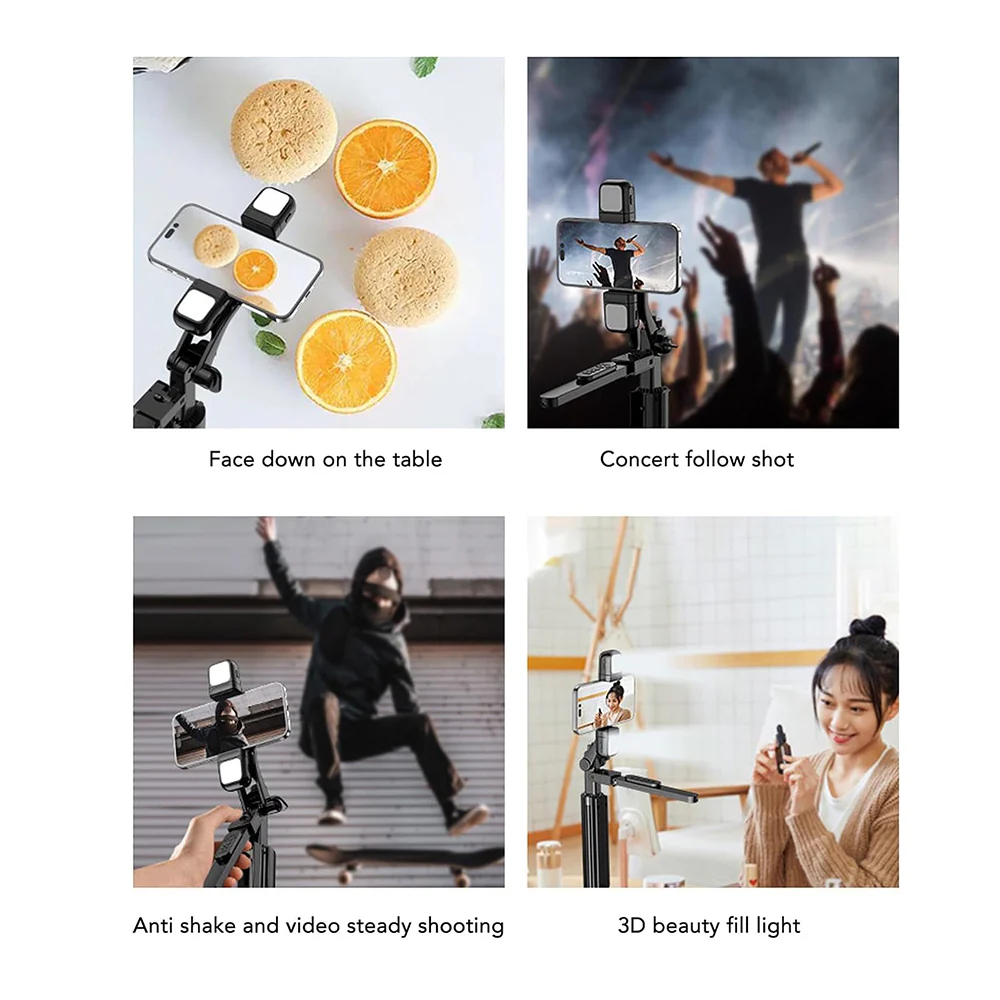 Selfie Stick Bluetooth Techsuit K30S, Universal, Black - Image 5