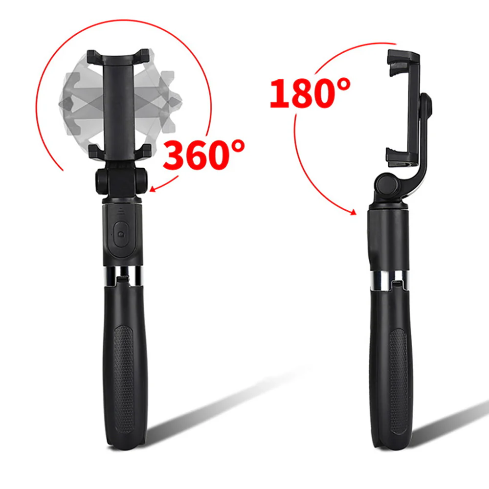Selfie Stick Bluetooth Techsuit L01s, Universal, Black - Image 4