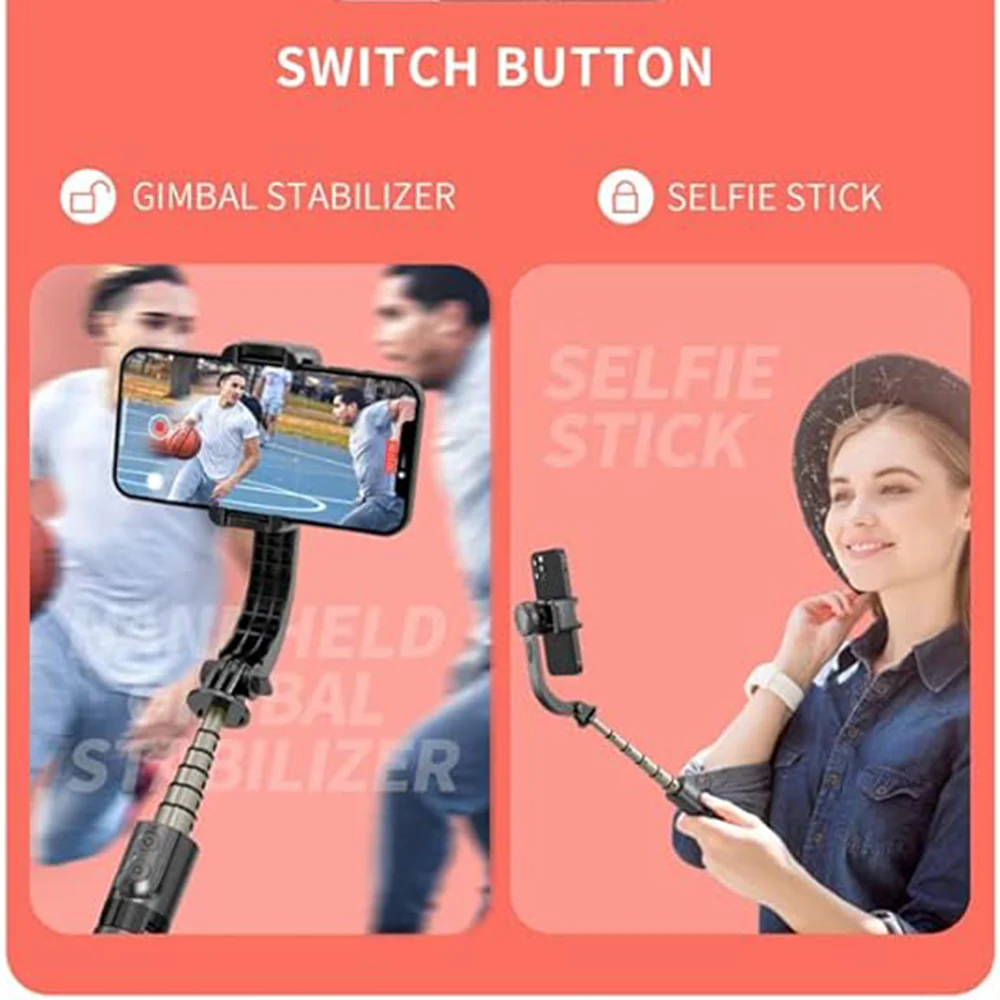 Selfie Stick Bluetooth Techsuit L08Mini, Universal, Black - Image 6