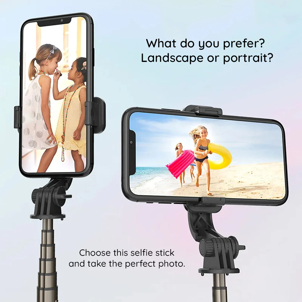 Selfie Stick Bluetooth Techsuit L10, Universal, Black - Image 5