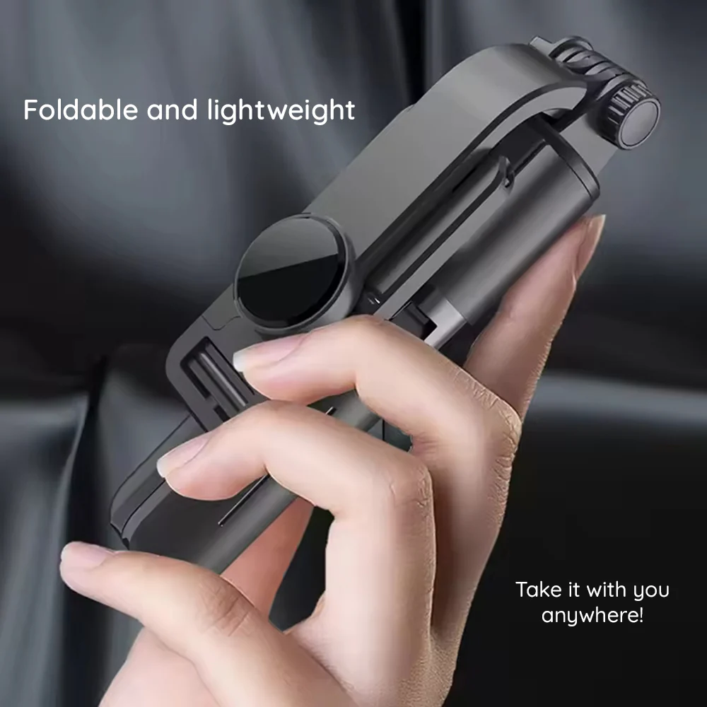 Selfie Stick Bluetooth Techsuit L10, Universal, Black - Image 7