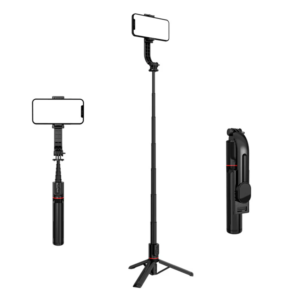 Selfie Stick Bluetooth Techsuit L12, Universal, Black - Image 4
