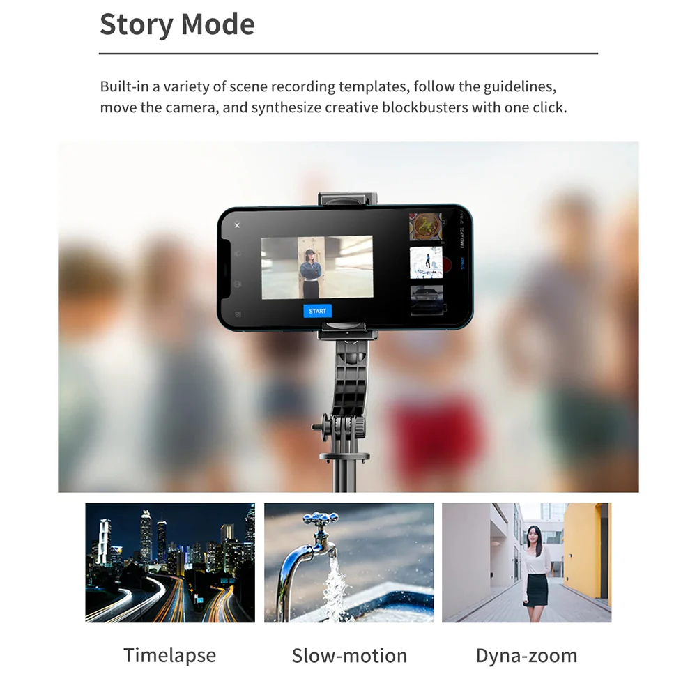 Selfie Stick Bluetooth Techsuit L19s, Universal, Black - Image 6
