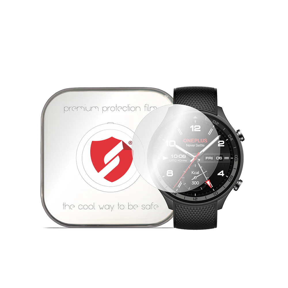 Smart Protection Premium Classic Protective Film for OnePlus Watch 2R, Set of 4 pieces, Plastic - Image 2
