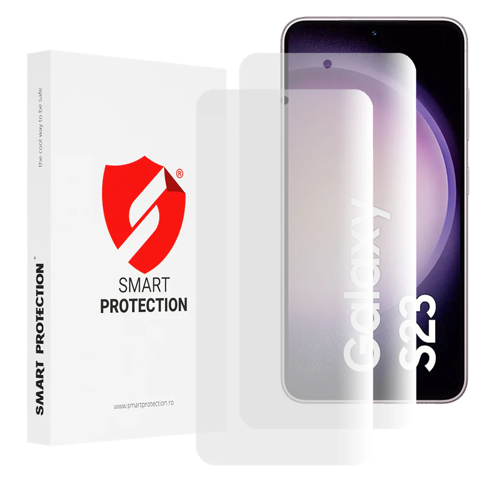 Smart Protection Premium Classic Screen Protector Film for Samsung Galaxy S23 S911, Plastic, Set of 2 pieces