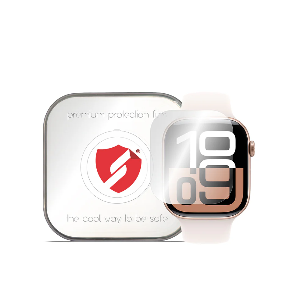 Smart Protection Premium Classic Screen Protector for Apple Watch Series 10 42mm, Set of 4 pieces, Plastic - Image 2