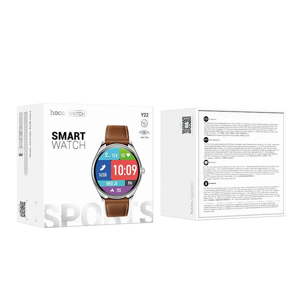Smartwatch HOCO Y22, Silver - Image 4