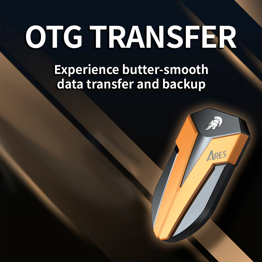 Solid State Drive (External SSD) Dato Ares Amber Shield, 2TB, Black ARSASE-2TB - Image 5