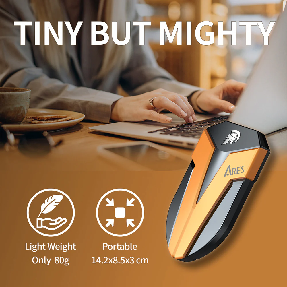 Solid State Drive (External SSD) Dato Ares Amber Shield, 500GB, Black ARSASE-500GB - Image 2