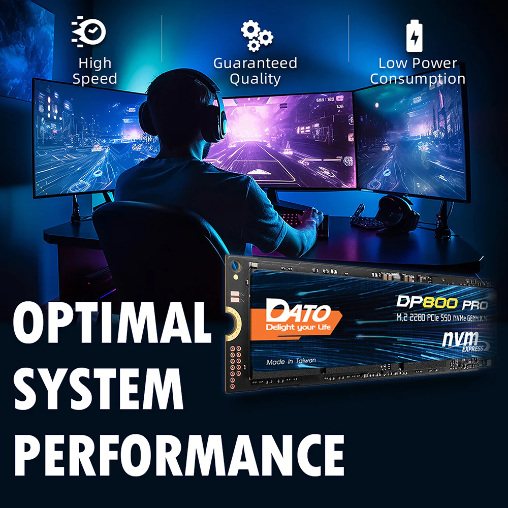 Solid State Drive (SSD) Dato DP800 Pro, 4TB, NVMe M.2 2280, PCIe DP800PSSD-4TB - Image 6