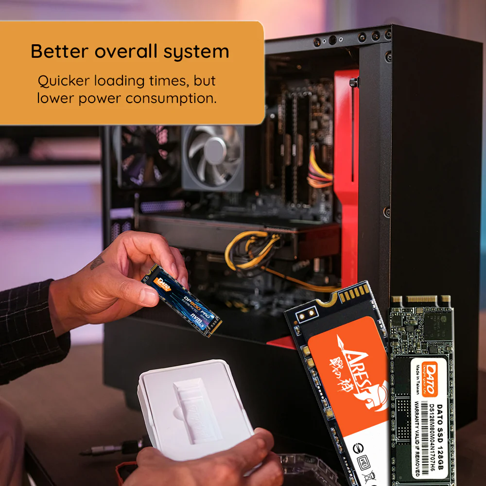 Solid State Drive (SSD) Dato DP580, 1TB, NVMe M.2 2280, PCIe DP580-1TB - Image 2