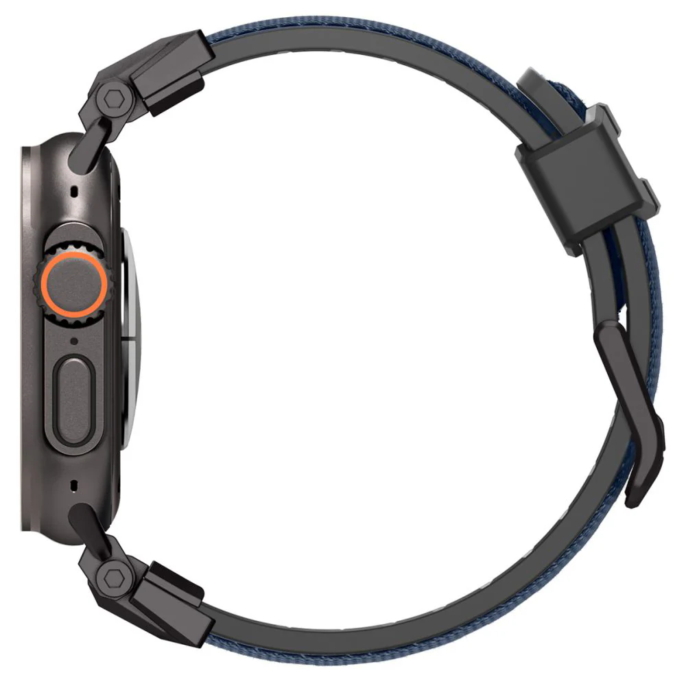 Spigen DuraPro Armor Strap for Apple Watch 49mm / 46mm / 45mm / 44mm / 42mm Series, Navy Blue AMP09103 - Image 4